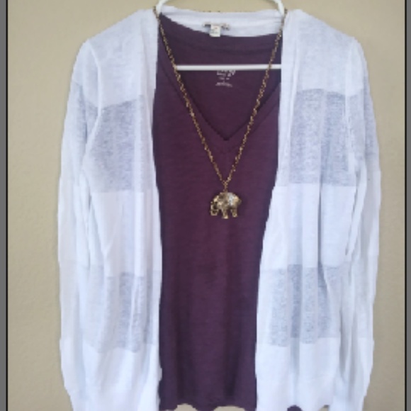 GAP Sweaters - Med. Wht Gap Cardigan